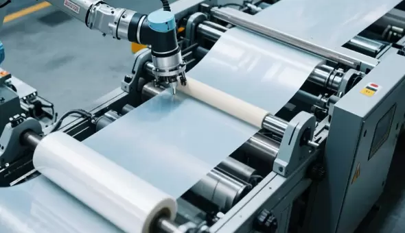 原材料网、膜自动裁切折叠码垛